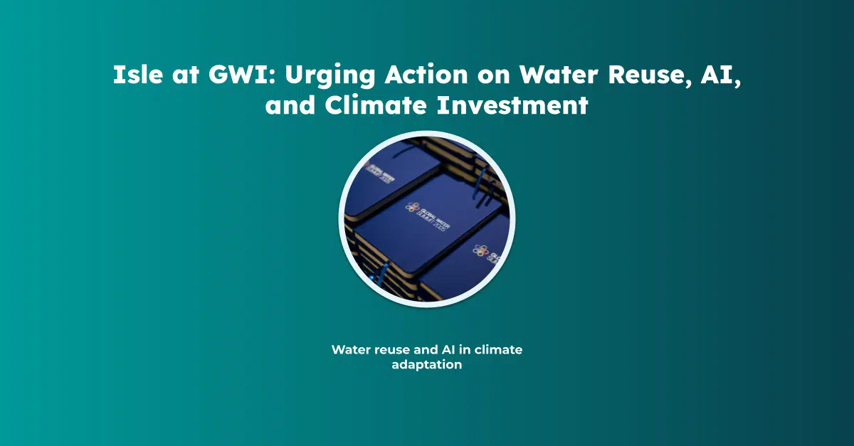 Water reuse and AI in climate adaptation