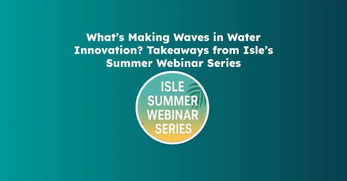 Summer webinar Series Recap